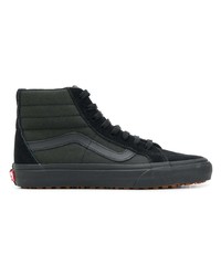 schwarze hohe Sneakers aus Segeltuch von Vans