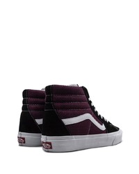 schwarze hohe Sneakers aus Segeltuch von Vans