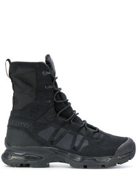 schwarze hohe Sneakers aus Wildleder von 11 By Boris Bidjan Saberi