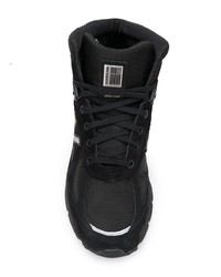 schwarze hohe Sneakers aus Wildleder von New Balance