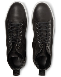 schwarze hohe Sneakers aus Wildleder von McQ