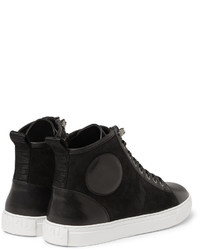 schwarze hohe Sneakers aus Wildleder von McQ