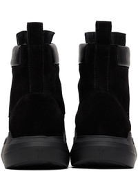 schwarze hohe Sneakers aus Wildleder von Giuseppe Zanotti