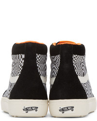 schwarze hohe Sneakers aus Wildleder von Vans