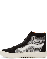 schwarze hohe Sneakers aus Wildleder von Vans