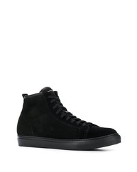 schwarze hohe Sneakers aus Wildleder von Henderson Baracco