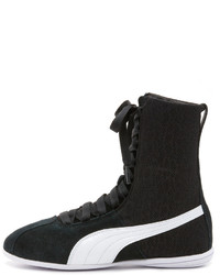 schwarze hohe Sneakers aus Wildleder von Puma