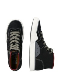 schwarze hohe Sneakers aus Wildleder von G-Star RAW