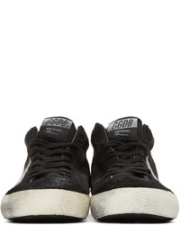 schwarze hohe Sneakers aus Wildleder von Golden Goose Deluxe Brand