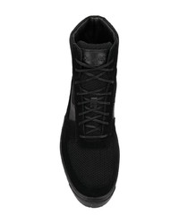 schwarze hohe Sneakers aus Wildleder von Calvin Klein