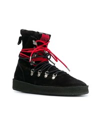 schwarze hohe Sneakers aus Wildleder von Represent