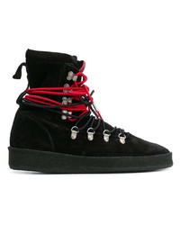 schwarze hohe Sneakers aus Wildleder von Represent