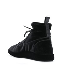 schwarze hohe Sneakers aus Wildleder von Giuseppe Zanotti Design