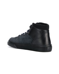 schwarze hohe Sneakers aus Wildleder von Hogan