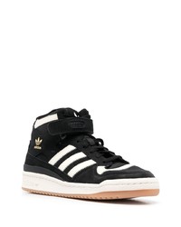 schwarze hohe Sneakers aus Wildleder von adidas