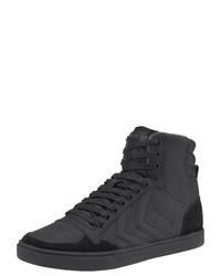 schwarze hohe Sneakers aus Wildleder von Hummel