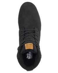 schwarze hohe Sneakers aus Wildleder von Jack Wolfskin