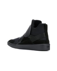 schwarze hohe Sneakers aus Wildleder von Kenzo