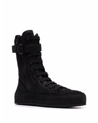 schwarze hohe Sneakers aus Wildleder von Ann Demeulemeester