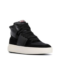 schwarze hohe Sneakers aus Wildleder von Represent