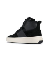 schwarze hohe Sneakers aus Wildleder von Represent