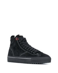 schwarze hohe Sneakers aus Wildleder von Represent