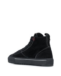 schwarze hohe Sneakers aus Wildleder von Represent