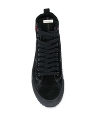 schwarze hohe Sneakers aus Wildleder von Represent