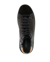 schwarze hohe Sneakers aus Wildleder von Geox