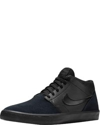 schwarze hohe Sneakers aus Wildleder von Nike SB