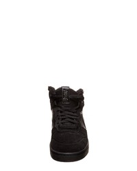 schwarze hohe Sneakers aus Wildleder von Nike Sportswear