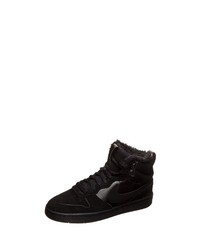 schwarze hohe Sneakers aus Wildleder von Nike Sportswear