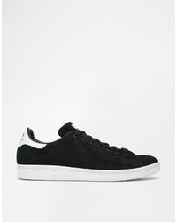 schwarze hohe Sneakers aus Wildleder von adidas