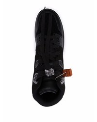 schwarze hohe Sneakers aus Wildleder von Acne Studios