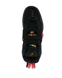 schwarze hohe Sneakers aus Wildleder von Polo Ralph Lauren