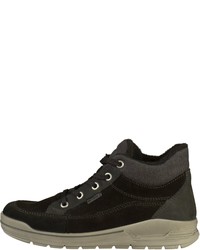 schwarze hohe Sneakers aus Wildleder von Pepino