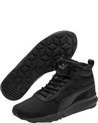 schwarze hohe Sneakers aus Wildleder von Puma