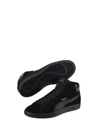 schwarze hohe Sneakers aus Wildleder von Puma
