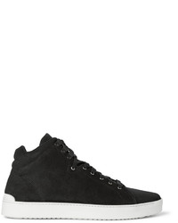 schwarze hohe Sneakers aus Wildleder von Rag and Bone