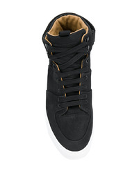 schwarze hohe Sneakers aus Wildleder von Mason Garments