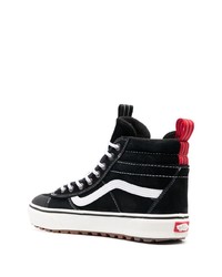 schwarze hohe Sneakers aus Wildleder von Vans