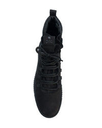 schwarze hohe Sneakers aus Wildleder von Philipp Plein