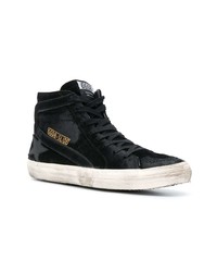 schwarze hohe Sneakers aus Wildleder von Golden Goose Deluxe Brand