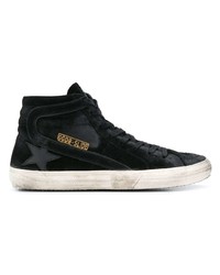 schwarze hohe Sneakers aus Wildleder von Golden Goose Deluxe Brand