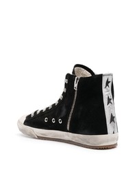 schwarze hohe Sneakers aus Wildleder von Golden Goose