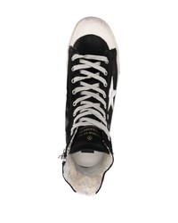 schwarze hohe Sneakers aus Wildleder von Golden Goose