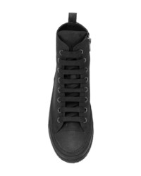 schwarze hohe Sneakers aus Wildleder von Ann Demeulemeester