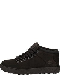 schwarze hohe Sneakers aus Wildleder von Timberland