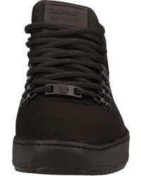 schwarze hohe Sneakers aus Wildleder von Timberland