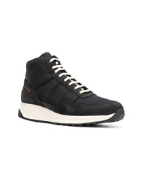 schwarze hohe Sneakers aus Wildleder von Common Projects